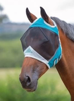 Shires Fine Mesh Fly Mask With Ear Holes 6663