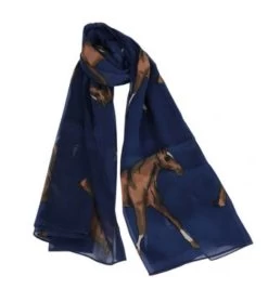 Grays Print Chiffon Scarf -Equestrian Supply Store 1688 3965