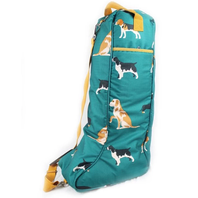 Gallop Dog Print Long Boot Bag 1 Gallop Dog Print Long Boot Bag