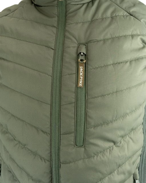 Jack Pyke Hybrid Green Gilet 4 Jack Pyke Hybrid Green Gilet - Image 4