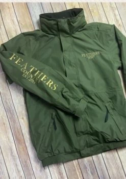Feathers Country Green Sledmere Adult Jacket Bottle