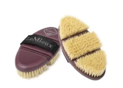 LeMieux Flexi Scrubbing Brush Oak/rioja