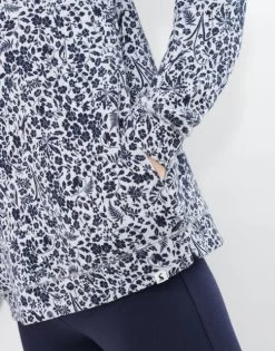 Joules Nadia Print Funnel Neck Sweat (marl Ditsy) 15 Joules Nadia Print Funnel Neck Sweat (marl Ditsy) -Equestrian Supply Store 3486 7874