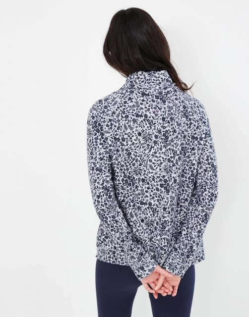 Joules Nadia Print Funnel Neck Sweat (marl Ditsy) 5 Joules Nadia Print Funnel Neck Sweat (marl Ditsy) - Image 5