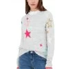 Joules Chantelle Grey Marl Star Sweater