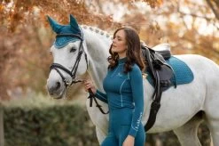 LeMieux Suede CC Pad Square - Fig/marine 6 LeMieux Suede CC Pad Square - Fig/marine -Equestrian Supply Store 4163 9696