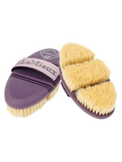LeMieux Flexi Scrubbing Brush - Fig/marine