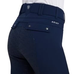 Ariat Tri Factor Frost Insulated Full Seat Breeches - Navy -Equestrian Supply Store 4275 10450