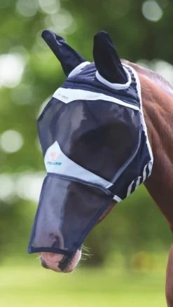 Shires Flyguard Pro Fine Mesh Fly Mask With Ears & Nose
