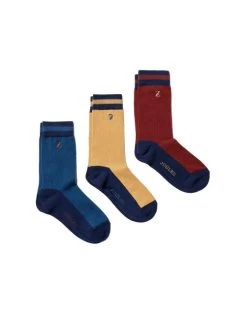 Joules Striking Socks - 3pk -Equestrian Supply Store 4509 10669