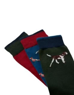 Joules Striking Socks - 3pk -Equestrian Supply Store 4509 10893