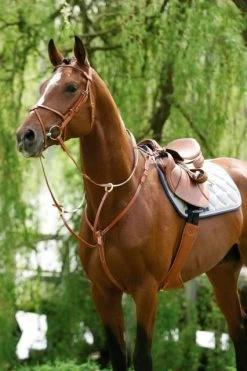 Stubben Breastplate With Running Attachment & Silver Fittings