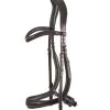 Premier Equine Anatomic Bridle With Crank Noseband - Black
