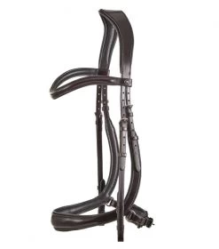 Premier Equine Anatomic Bridle With Crank Noseband - Black