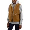Carhartt Men's Duck Sherpa Mock Neck Vest