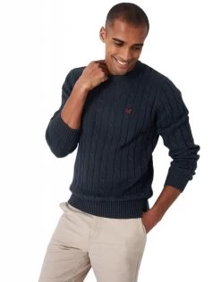 Crew Clothing Men's Regatta Cable Crew Jumper