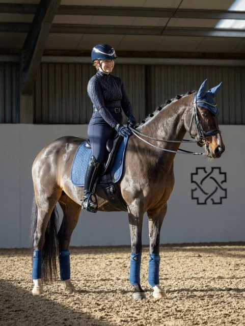 LeMieux AW23 Suede Dressage Square Pad 2 LeMieux AW23 Suede Dressage Square Pad - Image 2