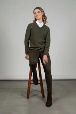 Hartwell AW23 Amanda V Neck Jumper -Equestrian Supply Store 5558 12934