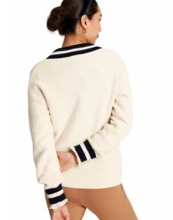 Joules Ladies' Dawson V-Neck Cricket Jumper 10 Joules Ladies' Dawson V-Neck Cricket Jumper -Equestrian Supply Store 5586 13436