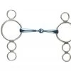 JP. JP Korsteel 3 Ring Dutch Gag Curved Mouth