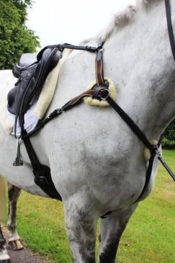 Gallop Leather 5 Point Breastplate -Equestrian Supply Store 744 86
